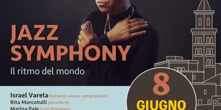 L'immagine mostra la locandina dell'evento, con i nomi dei musicisti impegnati nel concerto e una foto di Israel Varela con sullo sfondo un disegno stilizzato dei Sassi