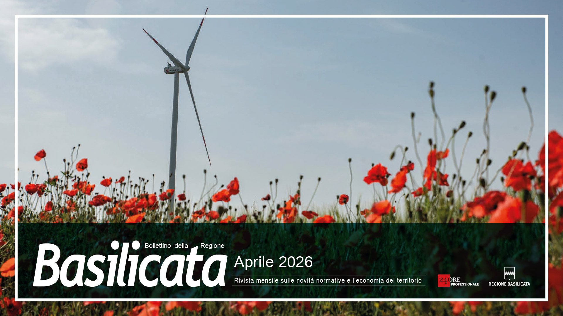 Immagine di Copertina del Bollettino Basilicata di Aprile 2026